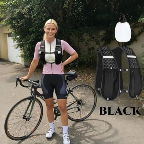 Unisex Running Vest with Kettle, Lightweight & Breathable Hydration Backpack with Phone Holder, Adjustable Reflective Running Backpacks for Women & Men Outdoor TrailRunning Hiking Cycling — view 5