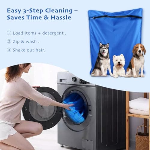 Pet Laundry Bag | Pet Laundry Bags for Washing Machine, Blue, L — view 6