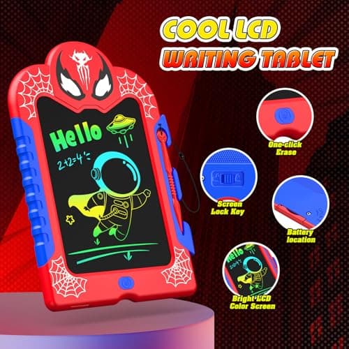 Braxel Toys for 3-8 Year Old Boys Girls, 8.5inch Drawing Pad Toddler Toys LCD Writing Tablet, Resistant Doodle Board Travel Games Outdoor Home School, 1st Birthday Gifts for Boys Toy Age 2-8 — view 4