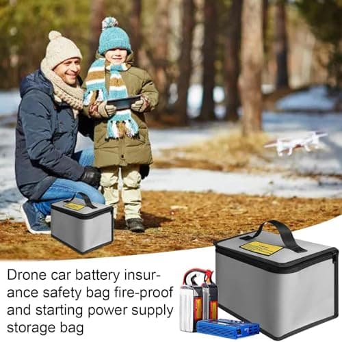 Fireproof Battery Storage Bag - Versatile Battery Safety Bag | Battery Storage Protection | Portable Wear-resistant Safety Boxes — view 2