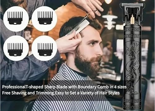 T9 Cordless Electric Hairber Shaver Hair Trimer Home Appliances Travel Barber Razors Shaving Machine for Men Trimmer Man — view 2