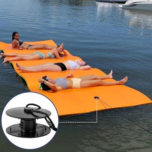 Foam Floating Mat Tether Kits Lily Pad Securing Accessories — view 2