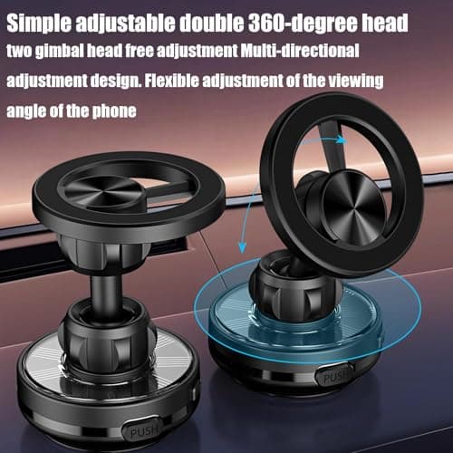 Nbbwwu Car Cell Phone Holder Automobile Solar Powered Smartphone Holder — view 6