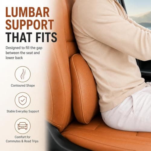 Universal Memory Foam Car Headrest Neck Pillow for Most Cars SUV (C) — view 3