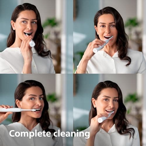 Philips Sonicare 4100 - Sonicare Electric Toothbrush for Adults with 1 x Philips W2 Optimal White Sonic Brush Head in White, Slim Travel Case and USB Charger (Model HX3683/33) — view 6