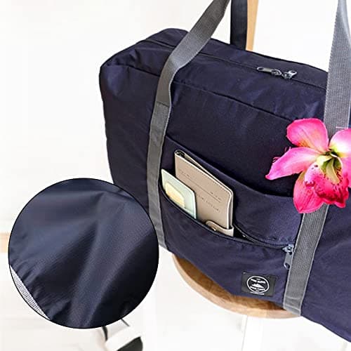 Cabin Bag 45x36x20 for Underseat Travel Bag Holdall Bag Carry on Hand Luggage Weekend Bag Packable Travel Duffel Bag,Sports Fitness Luggage (Gold M) — view 3