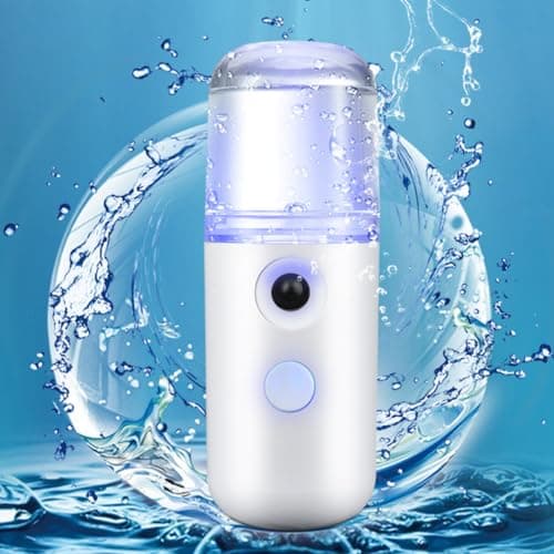 ELEOUTI Portable Mini Moisturiser Travel Size Facial Mist Sprayer for Skin Hydration with Simple Design Plastic Material for Indoor Environment Use — view 5