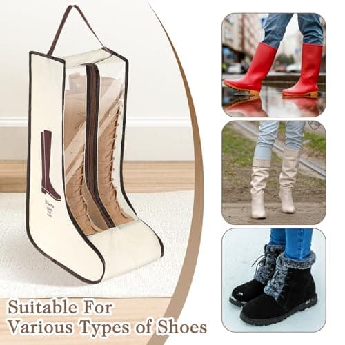 AOZUO 2 Set Boot Storage Bag, Portable Boots Protector Bag — view 5