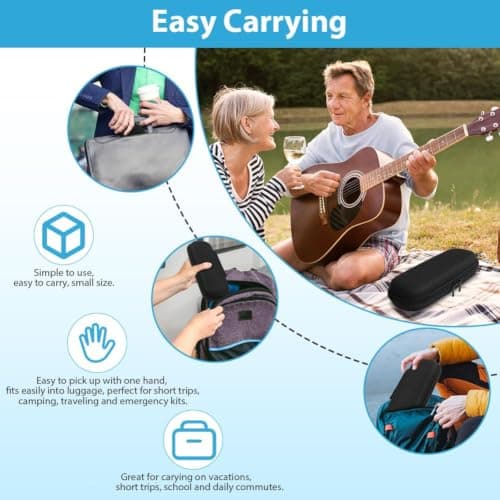 ACWOO Insulin Cooler Travel Case With 2 Ice Packs - Portable Medicine Cooler for Diabetic Supplies, Insulin Pen Storage and Small Travel Pack — view 5