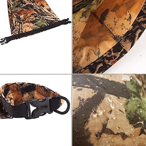 IBLUELOVER Waterproof Dry Bag 15L Floating Dry Sack Roll Top Dry Compression Sack Keeps Phone Gears Dry for Travel Camping Swimming Kayaking Boating Canoeing Rafting Snowboarding — view 6
