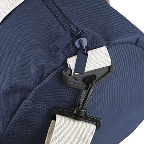 BagBase BG140s Mini Barrel Bag - French Navy/Off White — view 3