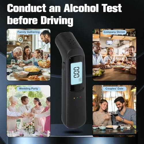 PopuLike Professional Alcohol Breathalyzer, Portable Alcohol Tester — view 6