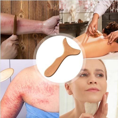 Wood Massage Tools Relaxing Body Stress Relief Headache Relief Health Care — view 4