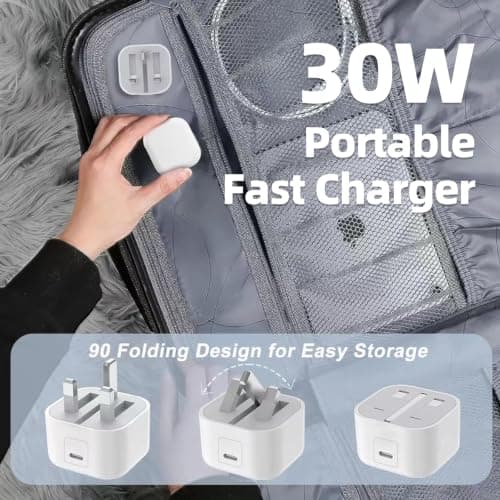 iPhone 30W USB C Charger, Power Adapter with 2M Type-C to C Charging Cable — view 6
