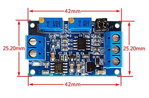 NOYITO Current to Voltage Converter Signal Conversion Module 4-20mA 0-20mA to 0-3.3V 0-5.0V 0-10.0V Amp to Volt Transmitter Board — view 3