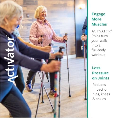 ACTIVATOR Walking Poles for core strengthening, Stability and Off-Loading — view 3