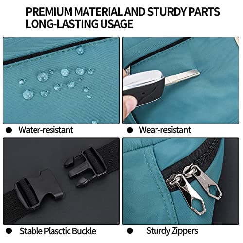 Man Bags Travel Bumbag Crossbody Hip Pack Lightweight Waist Pack — view 5