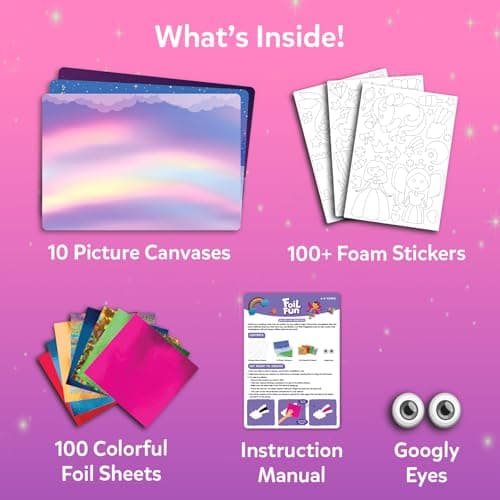 Skillmatics Foil Fun Unicorns & Princesses, Foil Art & Craft, Gift for Kids — view 3