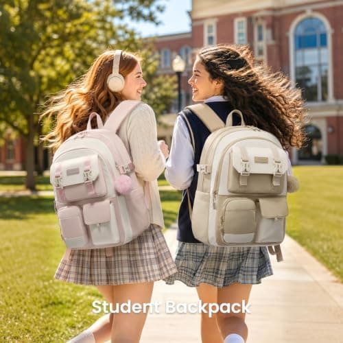 LOVEVOOK School Bag for Girls Laptop Backpack Womens Ladies Work Rucksack — view 6