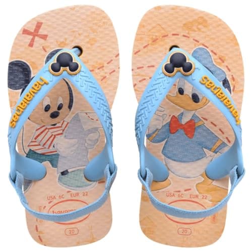 Havaianas Baby Disney Classics II Unisex Baby FlipFlop Pop Yellow 4 UK Child