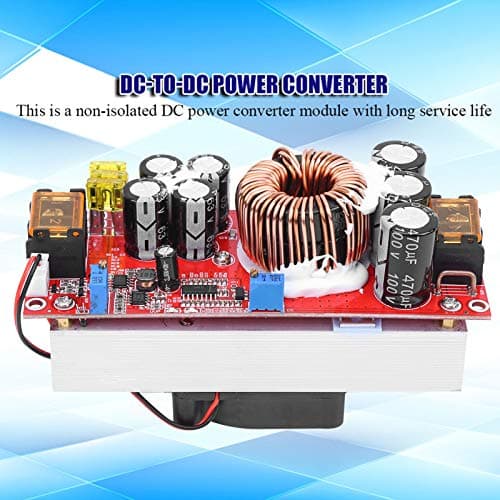 Jadeshay Boost Module,10-60V to 12-97V DC to DC Converter Voltage Step Up Converter 1500W 30A Boost Power Supply Module Solar LED Driver Constant Voltage and Current,with Short Circuit Protection — view 3