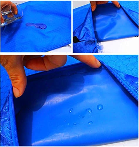 SamIdea 5-Color Canvas Zipper File Bags 5 Pieces, A4 Size Plastic Waterproof Document File Folder Bag Organizer — view 5