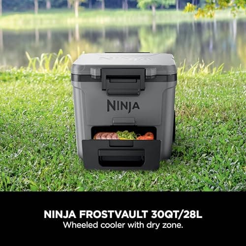 Ninja FrostVault Heavy-Duty Insulated Cool Box, Slate Grey, FB230EUGY — view 2