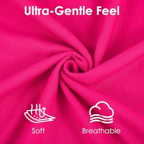 Abeillo Shawl Wraps for Women, Soft Pashmina Shawl with Fringes Blanket Wrap for Wedding Evening Dresses, Travel Accessory (Hot Pink) — view 5