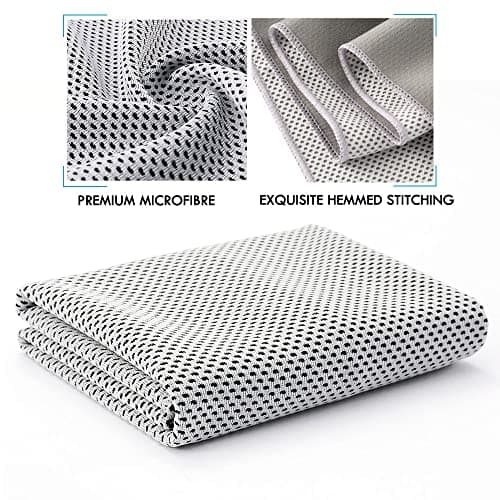 Feicuan Microfibre Towel for Gym Beach 90x30cm/34.5x11.8inches, 2 Pack — view 3