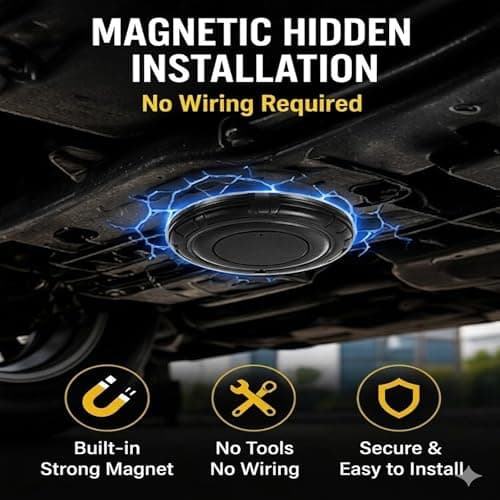 GPS Tracker for Cars – Car Tracker No Monthly Fee, Real Time GPS Tracker Vehicle Tracking Device, Mini Magnetic Hidden GPS Car Tracker UK, For Kids, Vans & Motorcycles, iOS & Android Compatible — view 4