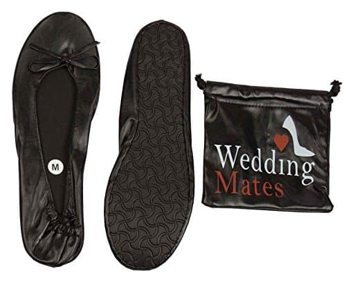 Wedding Mates Women's After Party roll up Shoes (7/8 UK, Black) — view 2