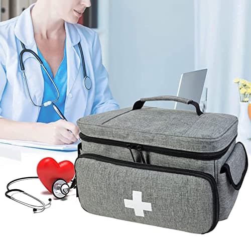 Vdaxvme Emergency First Aid Medical Bag Multi Pockets School Home Office Car Travel Hiking Trip Organizer Waterproof Large Home Travel Travel Bag — view 2