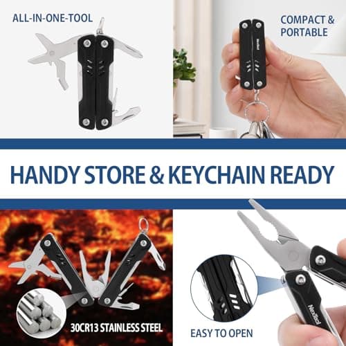 NexTool TSA Mini Sailor Lite Keychain Bladeless Multitool — view 3
