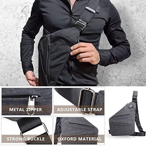 Anti-Theft Crossbody Bag for Women, 2025 New Anti-Theft Travel Bag, Shoulder Bag, Anti-Theft Design for Travel, Sports, Einheitsgröße — view 5