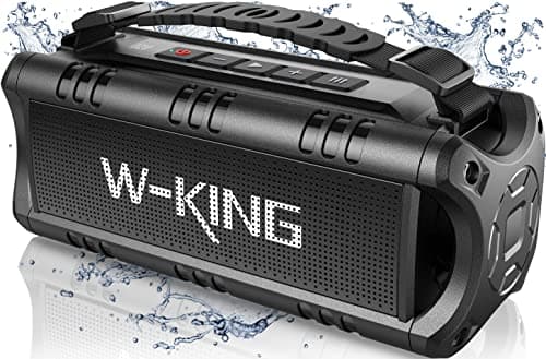 W-KING Bluetooth Speaker, 60W MAX Portable Loud Speakers Wireless Bluetooth