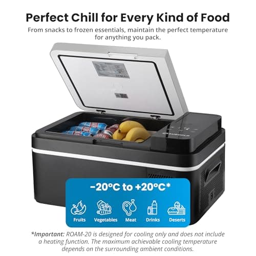 Subcold Roam20 Car Fridge Freezer | 20L | App Control | 12V/24V/240V — view 3
