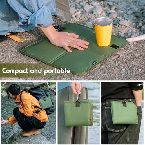 Merzio 2-Pack Folding Sit Mat, Portable Seat & Waterproof Seat Cushions — view 3