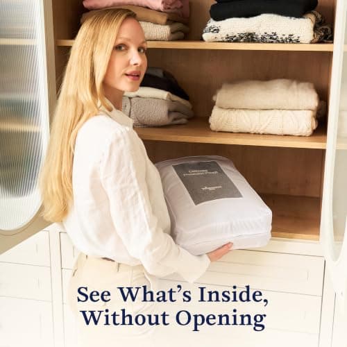 The Cashmere Choice Cashmere Storage Bags – 100% Cotton Breathable Garment Bag – XL — view 4