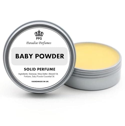 Baby Powder | Natural Solid Perfume | Fragrance Balm 15ml | Scent | Cruelty-Free | Alcohol-Free | PPG | Handmade In UK