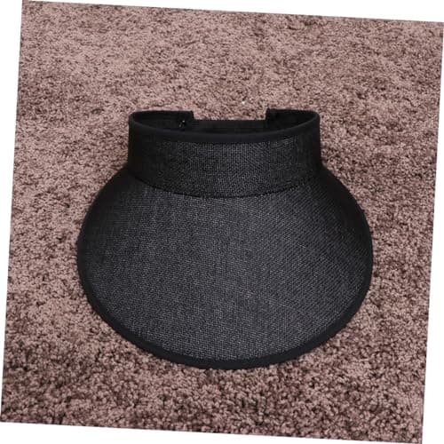 PACKOVE Visors Adjustable Sports Sun Hat Back to School Decor Black — view 2