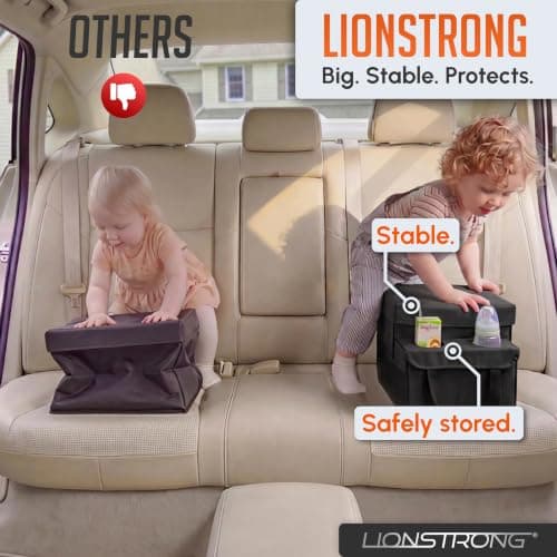 LIONSTRONG® Car Organizer [VERY STABLE DUE TO PLASTIC PANELS] — view 4