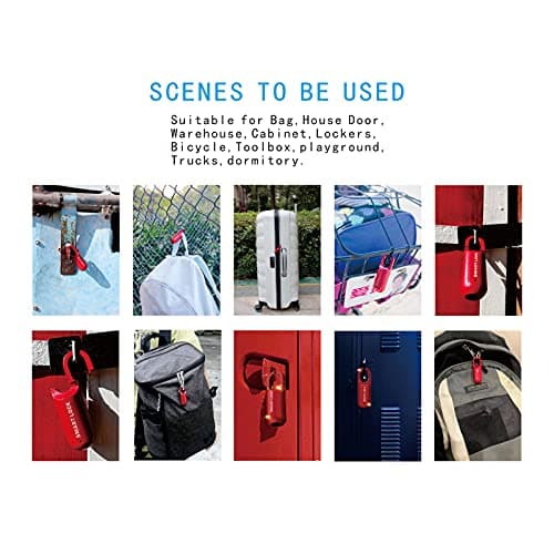 YIWENG MQ-1017 Smart Fingerprint Padlock Waterproof Biometric Lock Portable Less Lock Anti-Theft Lock for Luggage School Bag Suitcase Handbag Cabinet Bike — view 2