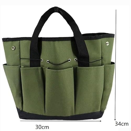 Gardening Tool Bag with Multi Pocket Organizer, Large Capacity Tote — view 4
