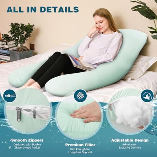 Chilling Home Pregnancy Pillow Cooling, Maternity Pillow for Pregnant Women — view 4