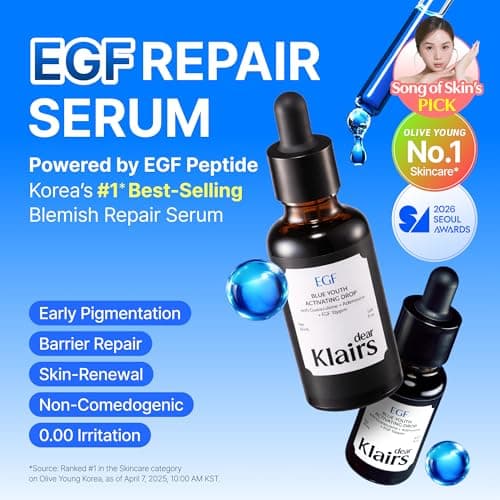 DearKlairs EGF Serum - Blue Youth Activating Drop, Travel Size, 10 ml — view 2