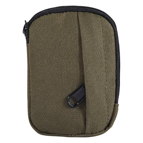 Utility Belt Pouch for Men – Small Keychain Bag, Outdoor Waist Case | Portable Coin Purse Card Holder, Nylon Earphone Pack, Hiking Travel Camping Wallet, Compact Everyday Carry Organizer