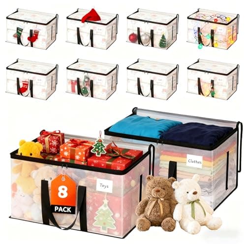 Goodaily Moving Bags, 8 Pack 88L, Waterproof PE Bags with Handles
