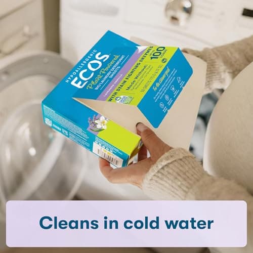 ECOS Laundry Detergent Sheets – Hypoallergenic, Lavender & Vanilla — view 3