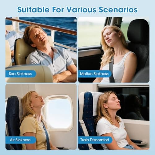 MQXUNMI Sea Sickness Patches, 28 PCS Cruise Patches for Sea Sickness, Travel Motion Patchs Non-Drowsy and No Side Effects, Long Lasting 72H for Fast Nausea Relief in Car, Ships, Cruise, Air Travel — view 6