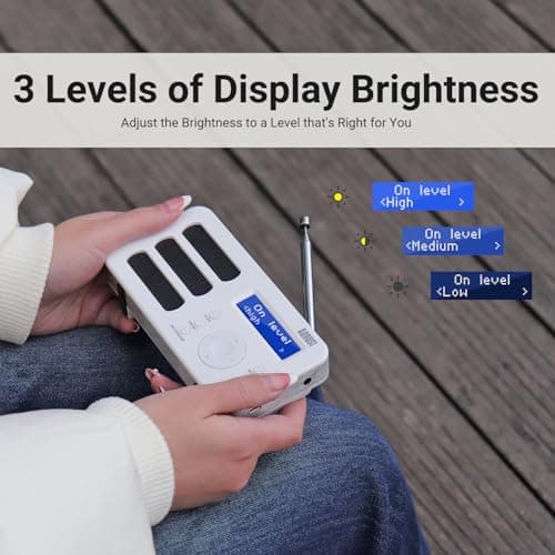 August MB225W Portable DAB/DAB+/FM Radio, Dual Alarm, Sleep Timer, RDS — view 6